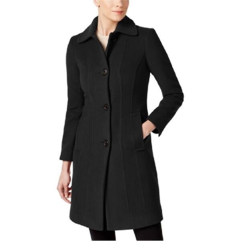 Anne Klein Wool Blend Coat